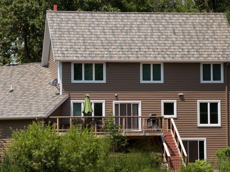 From top to bottom, style and quality are evident on this home with EDCO Steel products