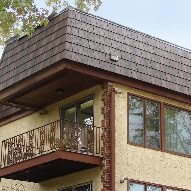 Arrowline Shake Enhanced Royal Brown Blend was selected and installed during a remodel project to capture the charm of the building while protecting the investment for a lifetime.