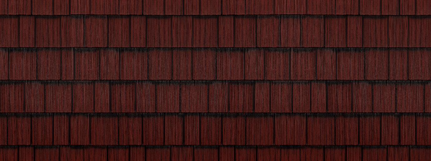 Generations hd classic red shake steel siding