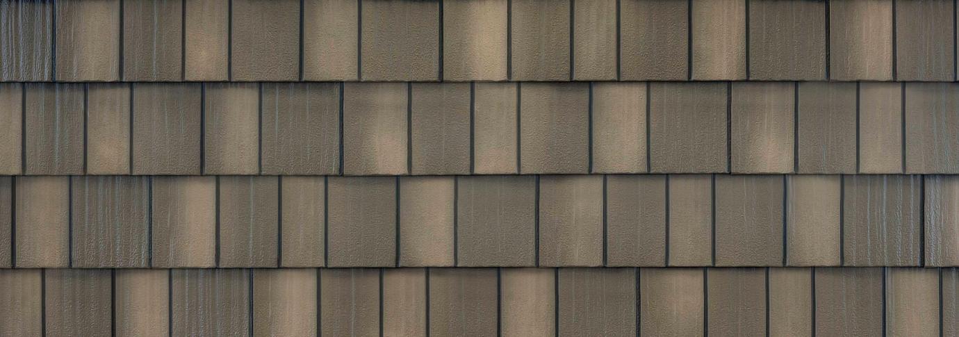 Infiniti weathered wood stone coated shake roofing