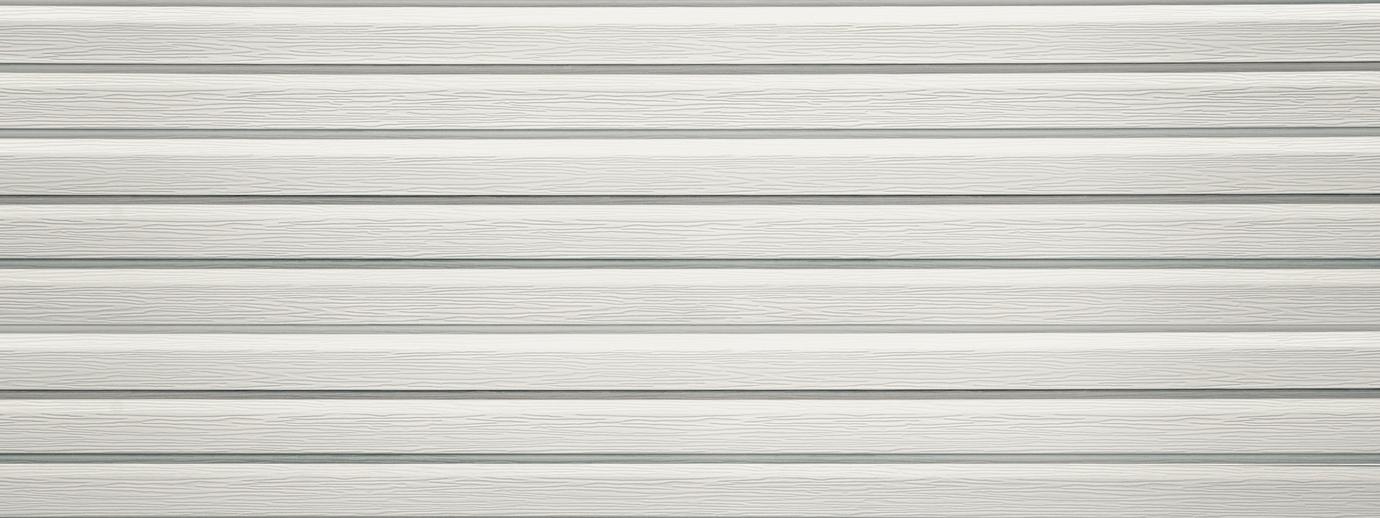Entex dutchlap white steel siding
