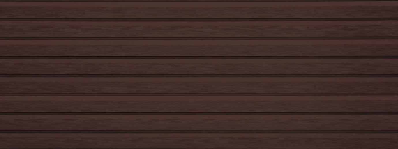 Entex dutchlap rustic brown steel siding
