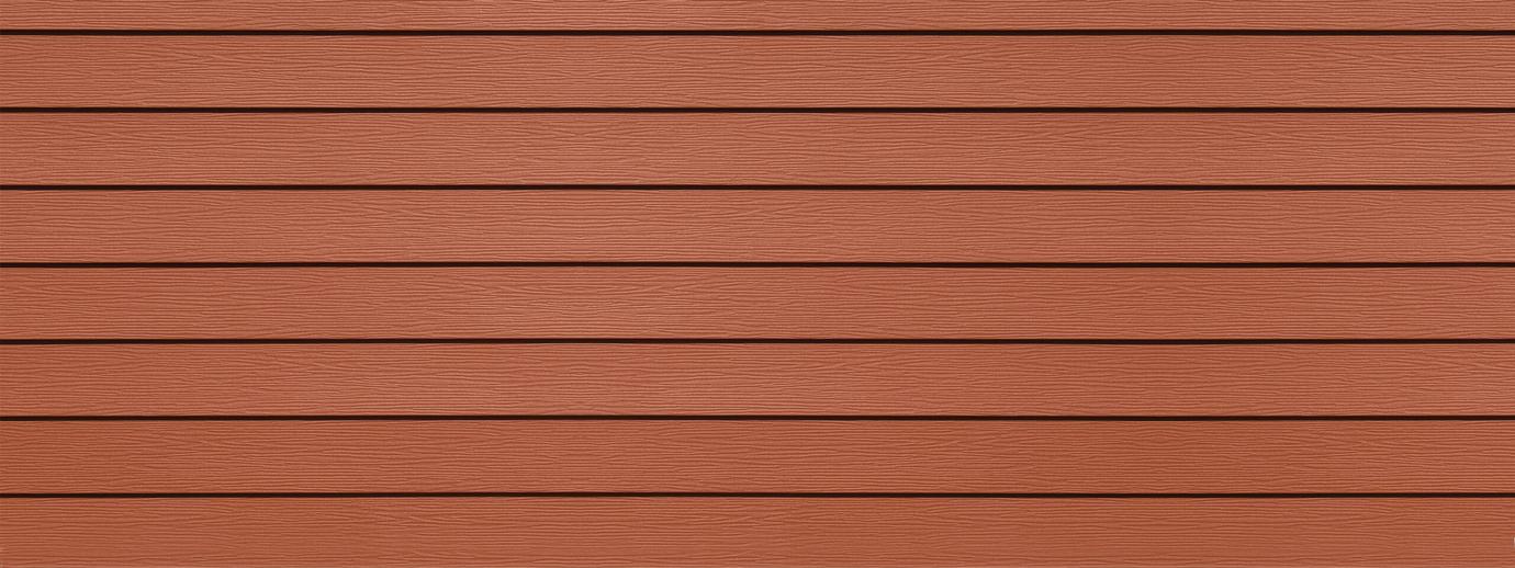 Prism Sedona red steel siding