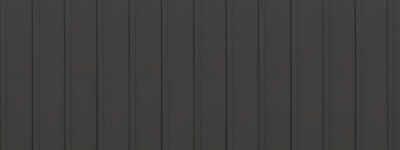 Entex iron gray board and batten steel siding