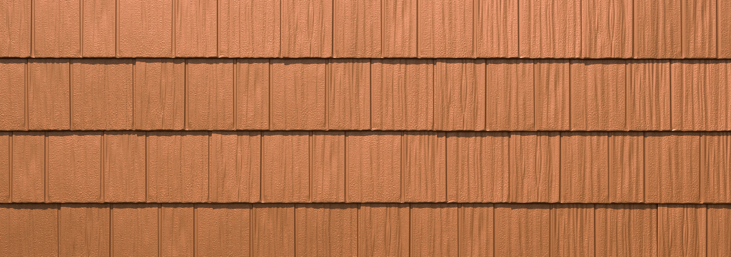 Copper steel shake roofing