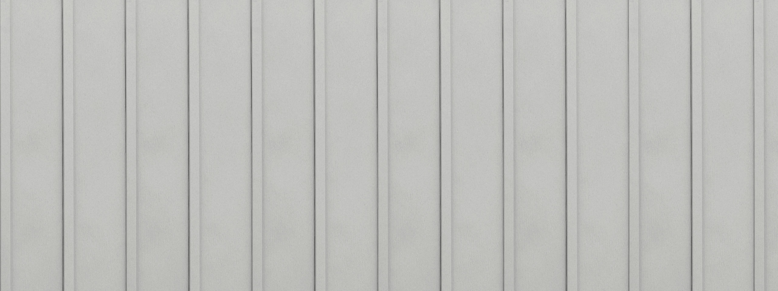 Entex vertical glacier white board and batten steel siding